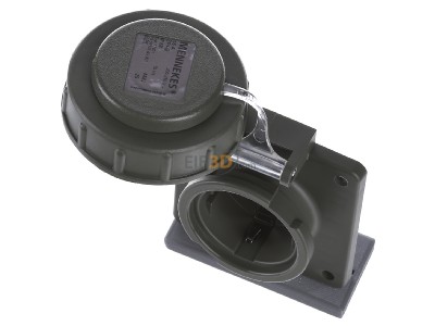 Ansicht oben vorne Mennekes 17021 Schuko-Anbau-Steckdose 16A2p+E 230V IP68,TM 