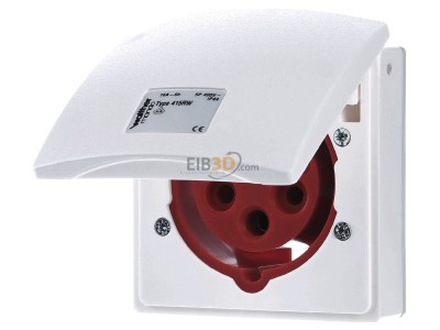 Frontansicht Walther 415 RW MONDO Anbaudose 16A 5P 400V 6h IP44 