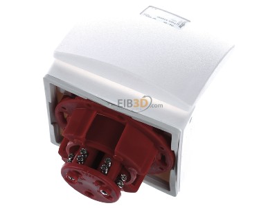 Ansicht oben hinten Walther 415 RW MONDO Anbaudose 16A 5P 400V 6h IP44 