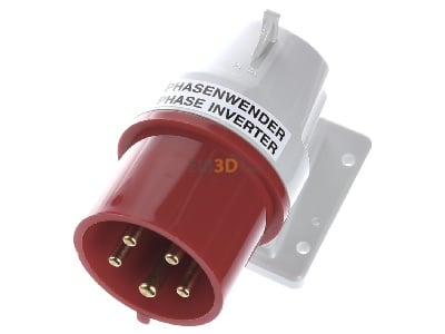 Ansicht oben vorne Walther 631 PH Phasenwender G-Stecker 32A 5P 400V 6h IP44 
