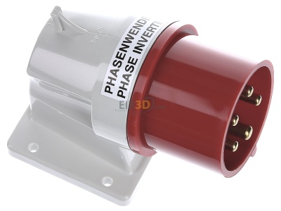 Ansicht oben links Walther 631 PH Phasenwender G-Stecker 32A 5P 400V 6h IP44 