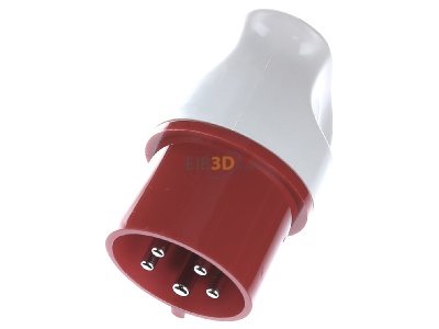 Ansicht oben vorne Walther 236 Winkelstecker 32A 5p. 400V 6h IP44 
