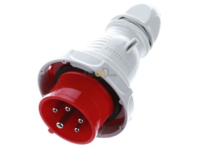 Ansicht oben vorne Walther 219 Stecker 16A 5P 400V 6h IP67 