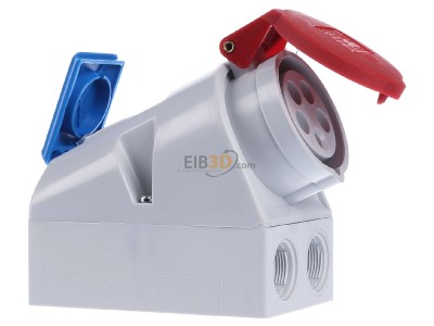 View on the left Bals 1010 CEE-Socket combination wall mount IP44 
