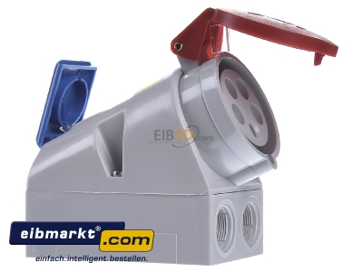 View on the left Bals Elektrotech. 108 Wall-mounted CEE-socket CEE-Socket 32A 
