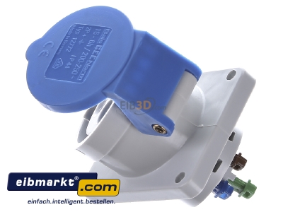 Ansicht oben rechts Bals Elektrotech. 12772 Anbausteckdose Quick Conn. 16A 3p 230V 6h IP44 