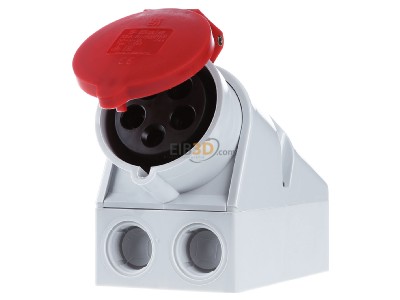 Front view Bals 11962 Wall-mounted CEE-socket CEE-Socket 32A 
