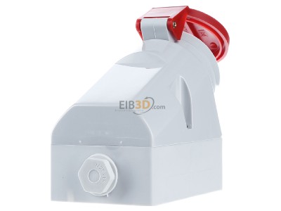 Back view Bals 11962 Wall-mounted CEE-socket CEE-Socket 32A 
