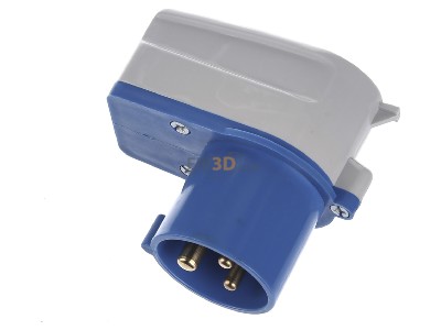 View up front Bals 231 CEE plug 16A 3p 6h 230 V (50+60 Hz) blue 
