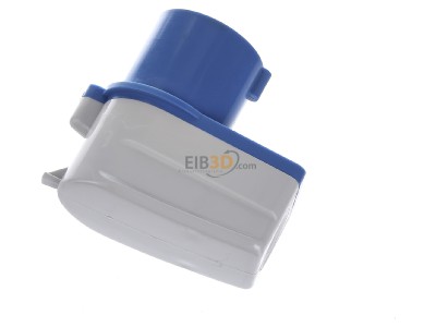 Top rear view Bals 231 CEE plug 16A 3p 6h 230 V (50+60 Hz) blue 
