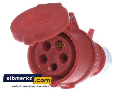 Frontansicht Bals Elektrotech. 3136 Kupplung MULTI-GRIP 16A 5p 400V 6h IP44 