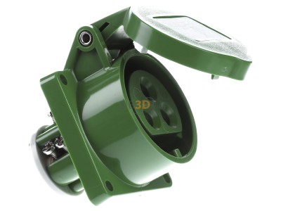 Ansicht links Mennekes 625 Anbaudose 32A,3p,4h,50V,IP44 