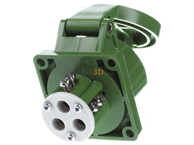 Ansicht hinten Mennekes 625 Anbaudose 32A,3p,4h,50V,IP44 