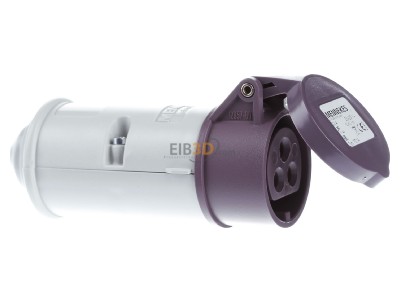 Ansicht links Mennekes 701A Kupplung 32A,3p,25V,IP44 