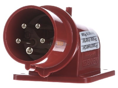Front view Mennekes 329 Mounted CEE-plug 16A 5p 6h 
