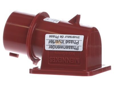 View on the right Mennekes 329 Mounted CEE-plug 16A 5p 6h 
