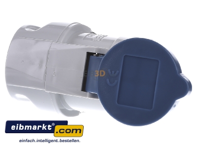 Ansicht links Mennekes 1438 Winkel-Kupplung 16A,3p,6h,230V,IP44 