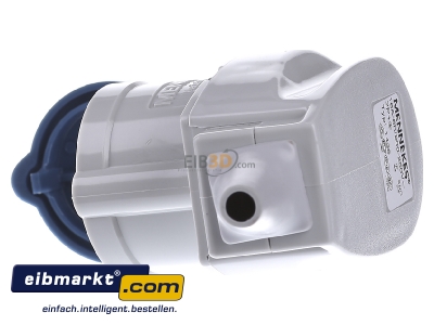 Ansicht rechts Mennekes 1438 Winkel-Kupplung 16A,3p,6h,230V,IP44 