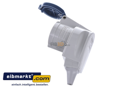 Ansicht oben rechts Mennekes 1438 Winkel-Kupplung 16A,3p,6h,230V,IP44 