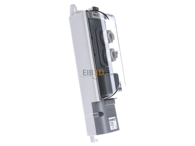 View on the left Mennekes 10907ZC Cable junction box for light pole 
