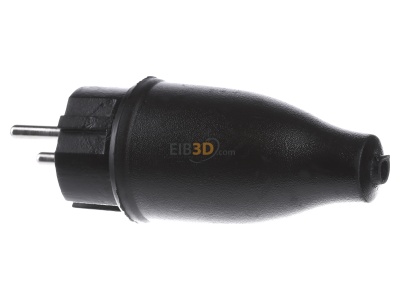 Ansicht rechts Merten 123851 Vollgummi-Stecker 2-polig 