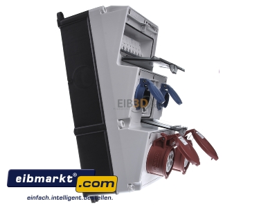 Ansicht links Mennekes 930013 Steckdosen-Kombination AMAXX 