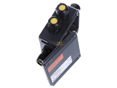 Ansicht oben links Stahl 8118/121-538 Abzweigdose 4xM25x1,5 