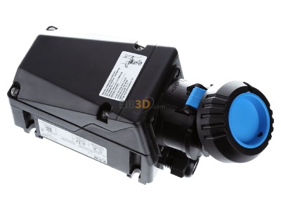 Ansicht oben links Ceag GHG5114306R0001 Wandsteckdose 200-250V 3Pol 
