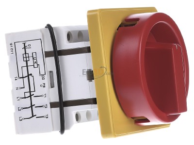 View on the left Elektra S1 011/HS-F3-D-RG Off-load switch 3-p 25A 
