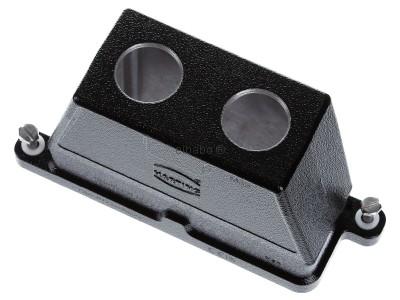 View up front Harting 19 40 024 0432 Plug case for industry connector 
