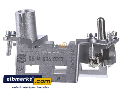 Frontansicht Harting 09 14 006 0313 Gelenkrahmen f.2Module 