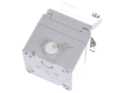 Top rear view Mennekes 4320 RJ45 8(8) Data outlet Cat.6 
