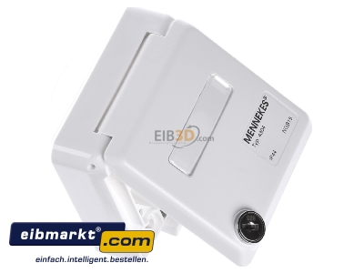 Ansicht oben links Mennekes 4304 Datendose Cepex f.RJ 45-Anschludose 