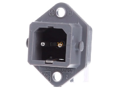 Front view Hirschmann STASEI 2 gr Sensor-actuator connector 
