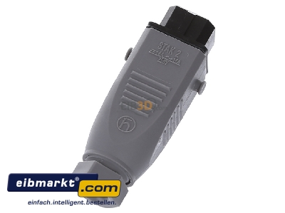 Top rear view Hirschmann ICON STAK 2 Sensor-actuator connector
