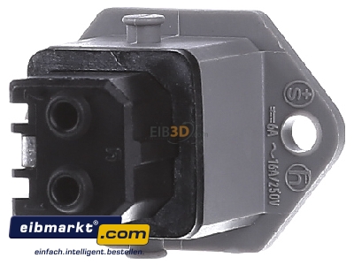 Front view Hirschmann ICON STAKEI 2 gr Sensor-actuator connector - 
