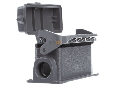 Ansicht links Harting 19 30 024 1296 Sockelgehuse Gr.24, 2xM25 