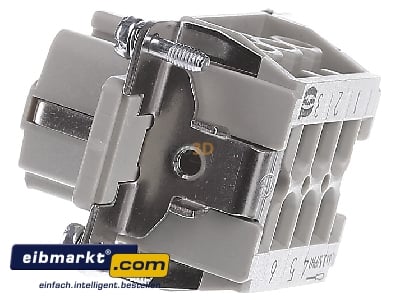 View on the right Harting 09 33 006 2701 Bus insert for connector 6p - 
