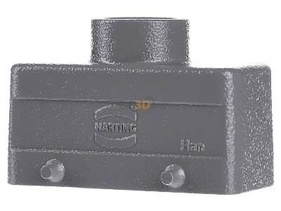 Ansicht hinten Harting 09 30 016 1420 Tllengehuse HAN 16B-GG-21 