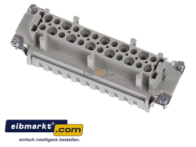 Top rear view Harting 09 33 024 2702 Bus insert for connector 24p
