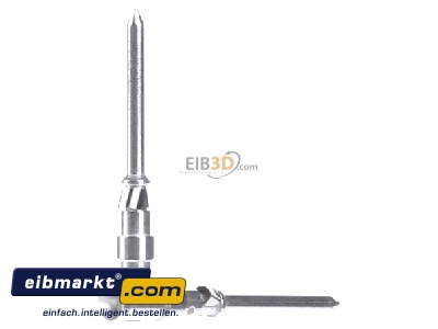 Front view Harting 09 15 000 6102 Pin contact for connector
