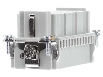 View on the left Harting 09 16 072 3101 Socket insert for connector 72p 
