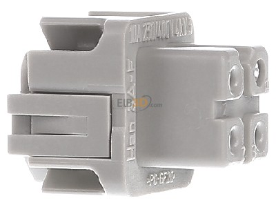 View on the right Harting 09 20 003 2711 Socket insert for connector 3p 
