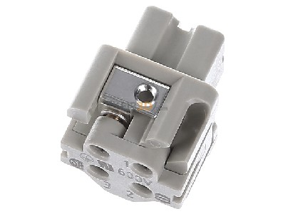 View up front Harting 09 20 003 2711 Socket insert for connector 3p 
