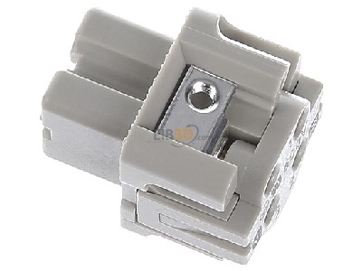 View top left Harting 09 20 003 2711 Socket insert for connector 3p 
