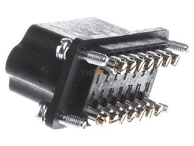 View on the right Harting 09 70 014 2614 Socket insert for connector 14p 
