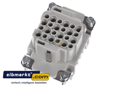 Ansicht oben links Harting 09 16 024 3101 Kontakteinsatz Crimp 