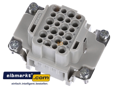 Ansicht oben hinten Harting 09 16 024 3101 Kontakteinsatz Crimp 