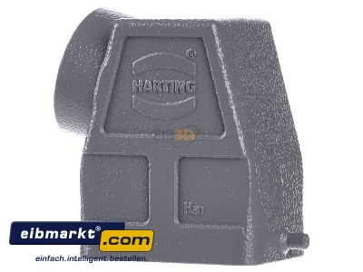 Front view Harting 09 30 006 0543 Plug case for industry connector - 
