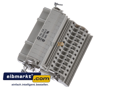 View top right Harting 09 33 024 4735 Bus insert for connector 24p 
